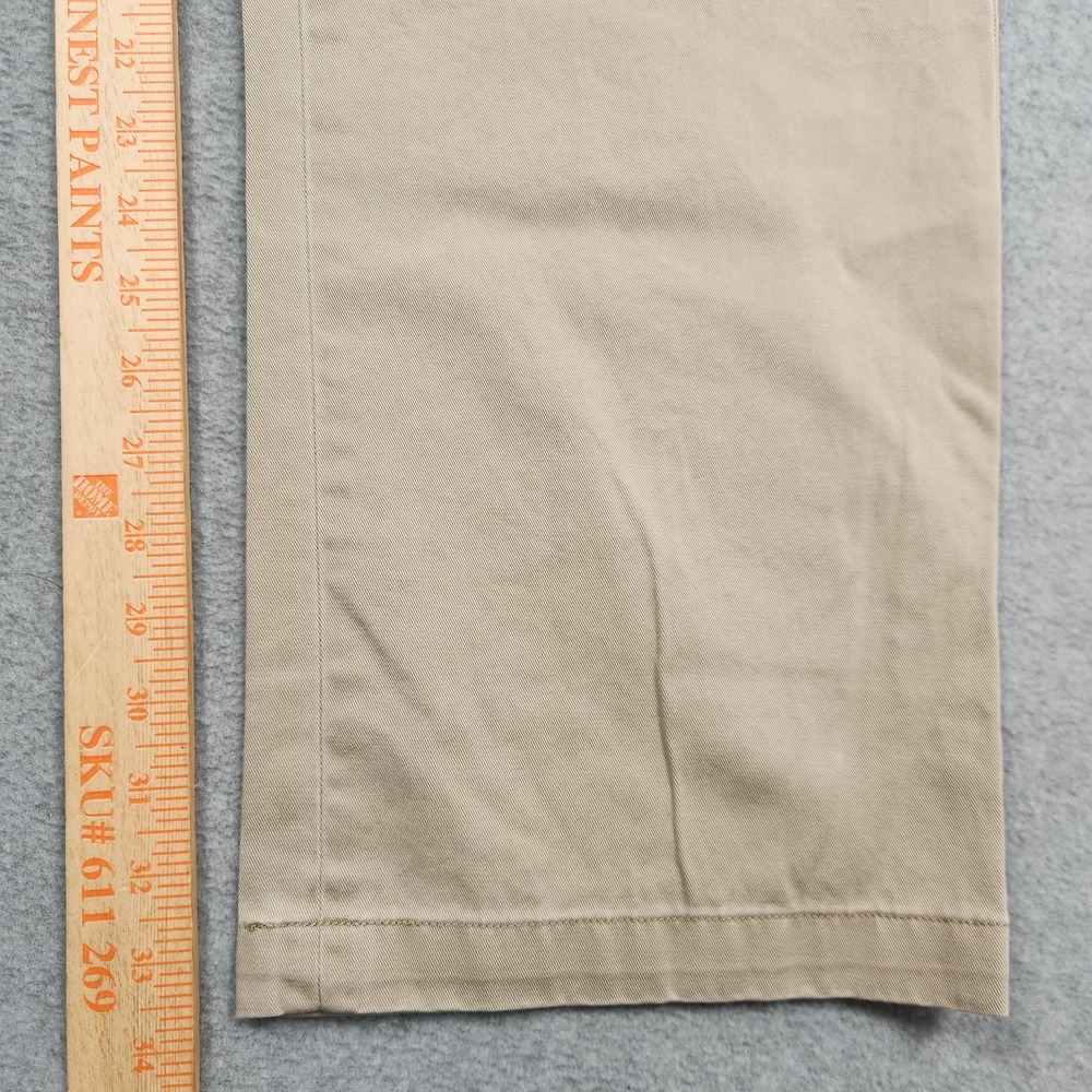 Polo Ralph Lauren Pants Mens 36x34 Khaki Tan Classic Fit Straight Chino Cotton - Picture 11 of 12